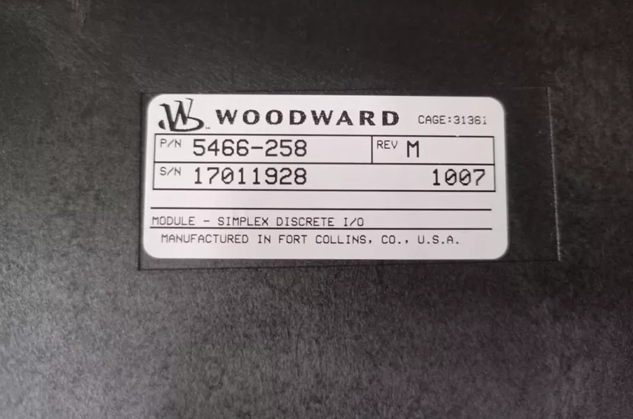 5466-258 Woodward 伍德沃德  独立 I/O 模块 原厂进口	现货充足 顺丰秒发图4