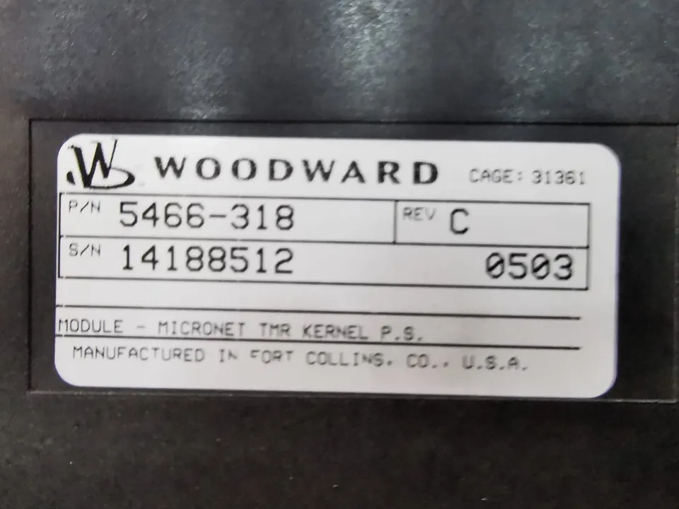 5466-318 模拟组合模块 WOODWARD伍德沃德 原厂现货供应 全新未拆封 包邮图4