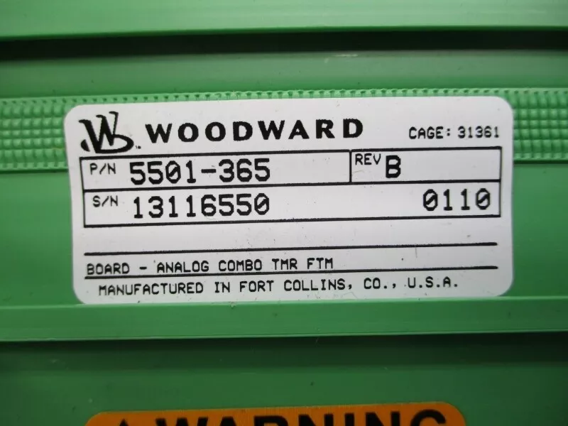 5501-365 分析输入/输出模块 WOODWARD伍德沃德 原装未拆封 质保1年 优势议价图4