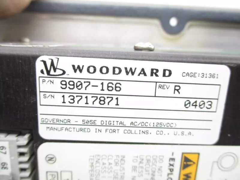 9907-166 控制操作面板 WOODWARD伍德沃德 原厂进口直采 货源充足 现货秒发 超长质保图4