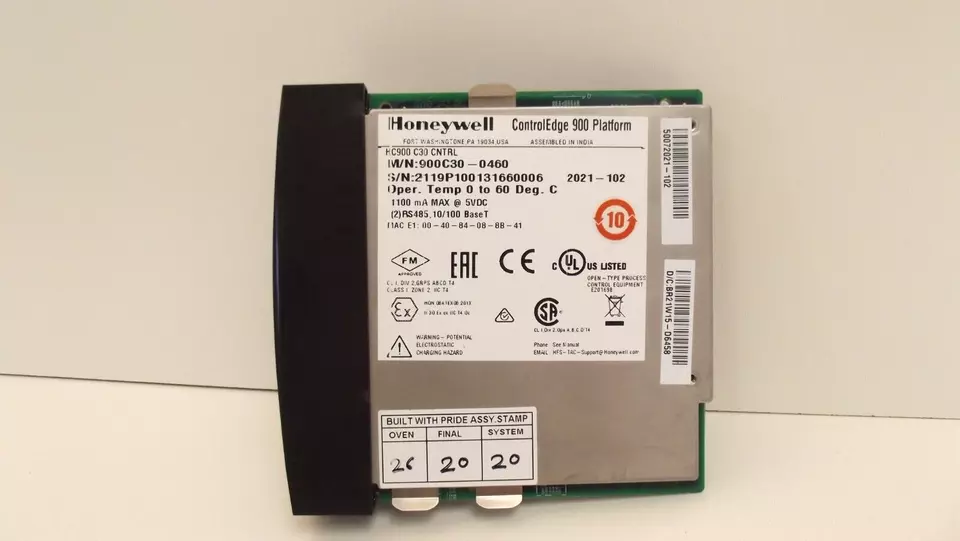 900C30-0460 CPU 控制处理器 HONEYWELL霍尼韦尔 进口原装 现货充足 未拆封 可议价	图1