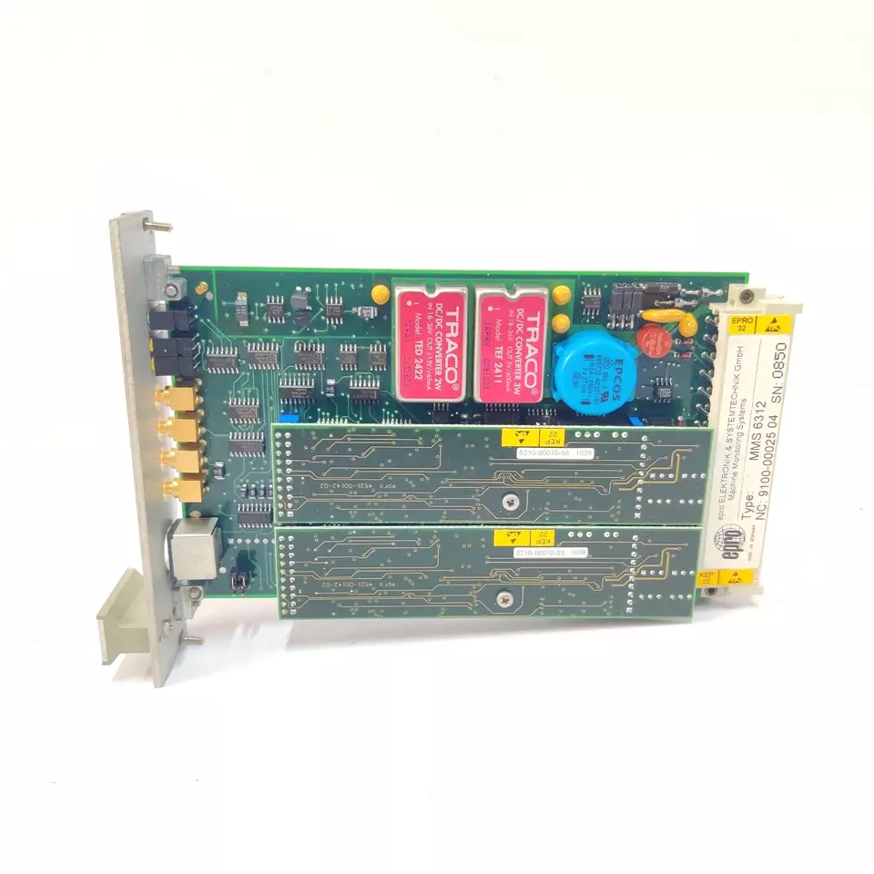 MMS6312 EPRO 速度监控模块 货源充足 原厂供应 现货现发 质保1年 全新未拆封   图3