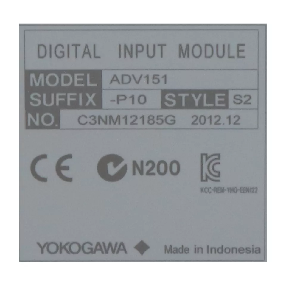 YOKOGAWA ADV151-P10 数字输入模块现货现发 咨询采购 全新图2