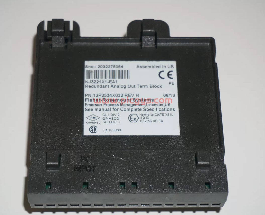KJ3221X1-EA1 艾默生 EMERSON  终端块 原厂直采 全新供应 现货未拆封 质保1年 可议价图1