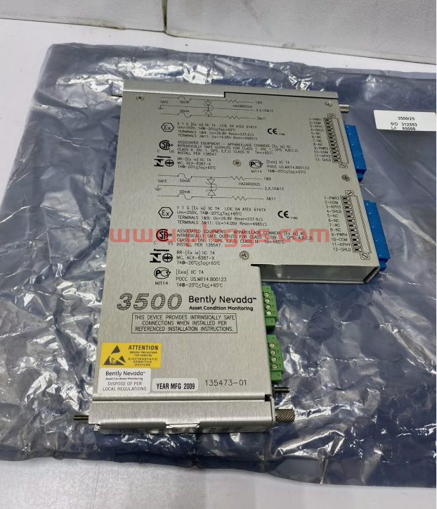 135473-01 BENTLY NEVADA 本特利 输入输出模块  全新原装 进口直采 货源充足 质保1年图1