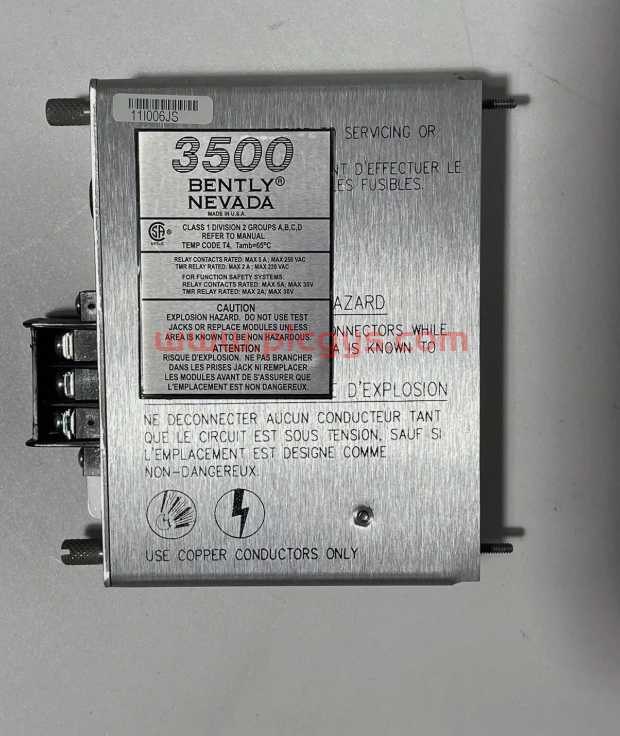 Bently Nevada 3500/15 133300-01 直流电源输入模块 进口原装全新 大量供应库存出售 优势议价图3