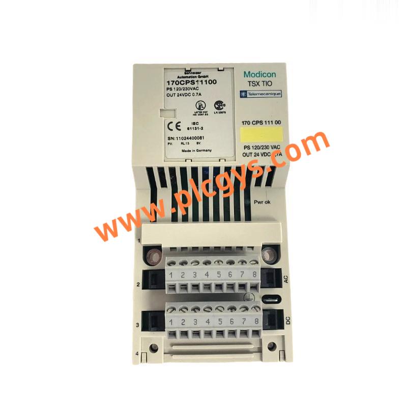 
施耐德电气170CPS11100 M1处理器电源适配器模块