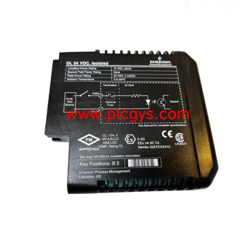 
艾默生VE4001S2T2B6离散输入卡