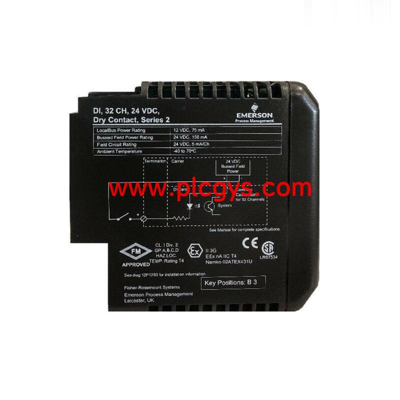 
艾默生VE4001S4T1B2离散输入卡