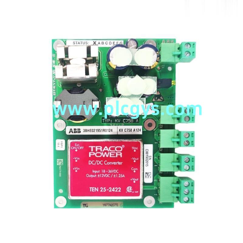 
ABB KV C758 A124隔离电源模块