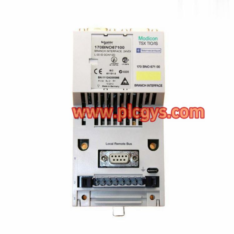 施耐德170BNO67100分支接口模块