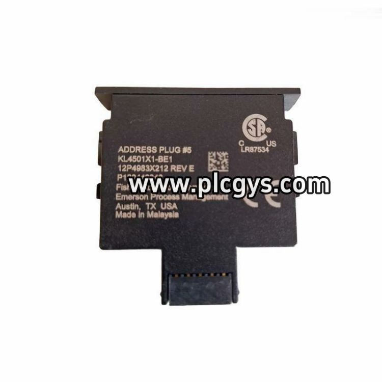艾默生KL4501X1BE1地址插头产品介绍