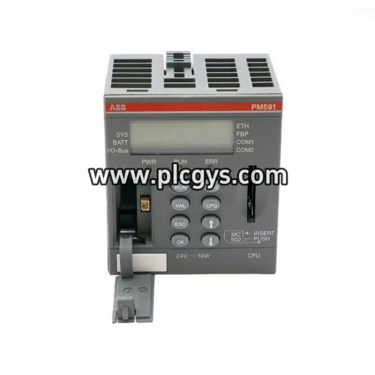 ABB PM591 ETH CPU可编程逻辑控制器型号1SAP150100R0271