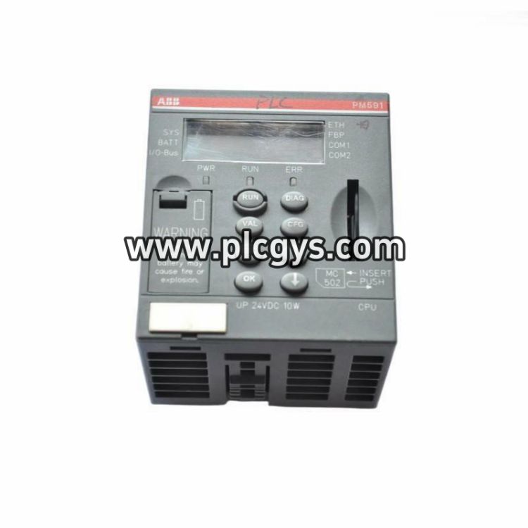 ABB PM591 ETH CPU可编程逻辑控制器型号SAP150100R0170
